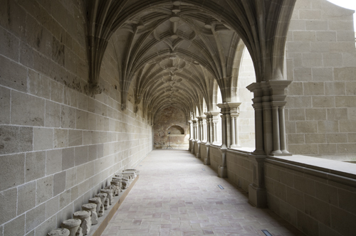 Galería oeste del claustro de Fitero